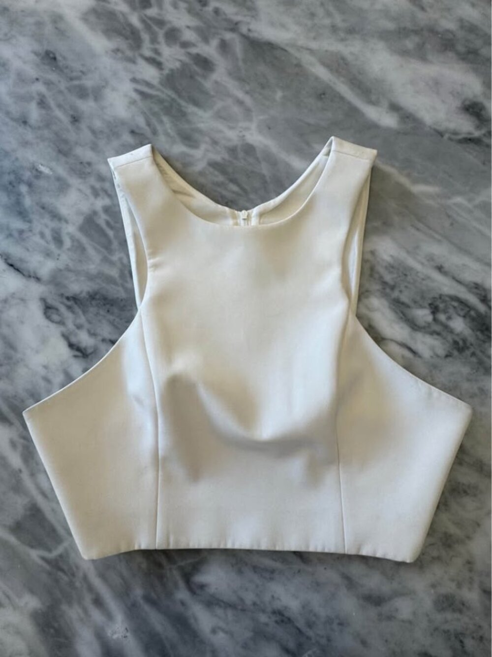 Jay Godfrey Refined Cut Out Cropped Top - Sz 2